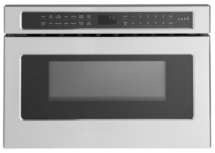 GE® Cafe™ Series Drawer Microwave Oven Stainless Steel ...