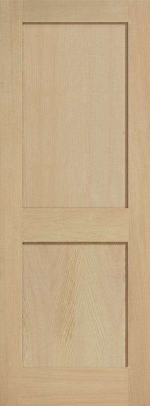 2-Panel Shaker Stained Poplar - Solid Core ($$$)