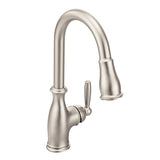 Brantford One-Handle High Arc Pulldown Kitchen Faucet ($-$$$)