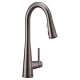 Sleek One-Handle High Arc Pulldown Kitchen Faucet (Chrome Included)