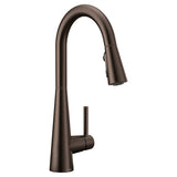 Sleek One-Handle High Arc Pulldown Kitchen Faucet (Chrome Included)