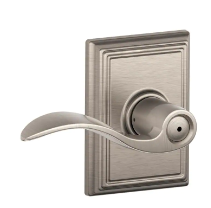 Accent Lever with Addison Trim - Satin Nickel ($$)