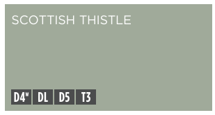 Scottish Thistle (Included per Elevation)
