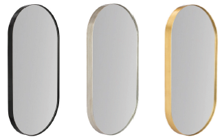 Framed Pill Mirrors 20x40