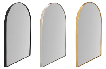 Framed Arched Mirrors 26x38