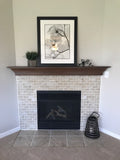 Tall Shelf Mantel