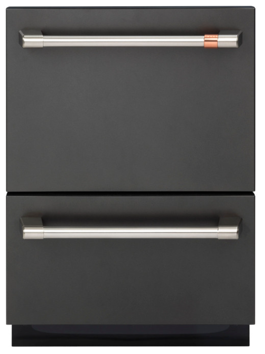 GE® Cafe™ Series Built-In Drawer Dishwasher in Black Slate - A La Carte ($$$$)