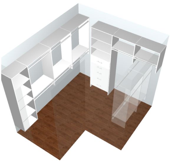 Organized Closet Options-per plan