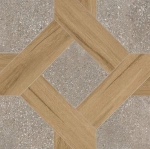 Museo - Natural Grey Trellis MU35