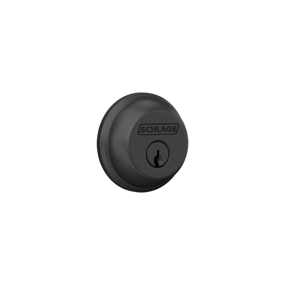 Single Cylinder Deadbolt - Matte Black ($$$)