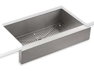 KOHLER® Vault Single Bowl Farmhouse Stainless Sink ($$$)