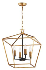 Chandeliers - Brass
