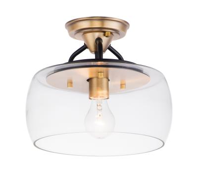 1 Light Semi Flush Fixture ($$$) (W 11
