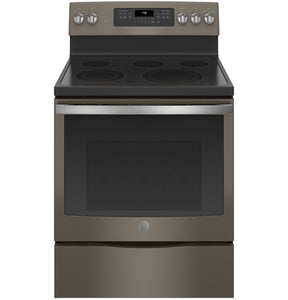 GE® 30" Free-Standing Electric/Convection Range Slate - A La Carte ($$)