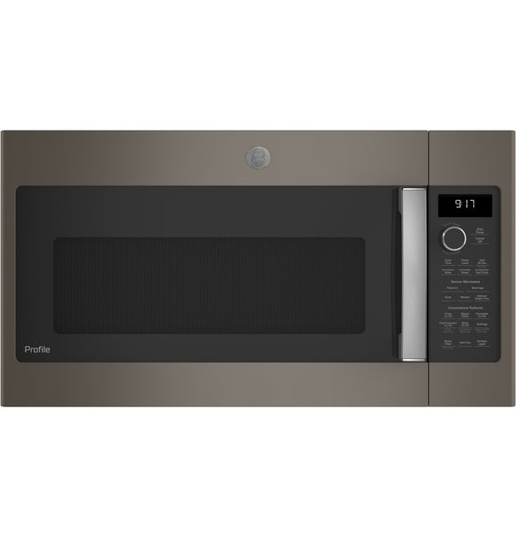 GE Profile™ Series 1.7 Cu. Ft. Convection Over-the-Range Microwave Oven Slate ($$$)