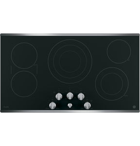 GE Profile™ Series 36" Built-In Knob Control Electric Cooktop Stainless Steel - A La Carte