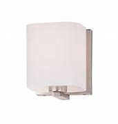 1 Light Sconce Fixture -($) (5.75”H x 4.75”W x 5.5”EXT) - Wrap Satin Nickel