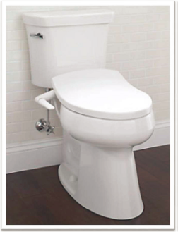 KOHLER® Puretide Manual Cleaning Toilet Seat-Elongated ($$$)