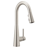 Sleek One-Handle High Arc Pulldown Wet Bar Faucet ($$-$$$)