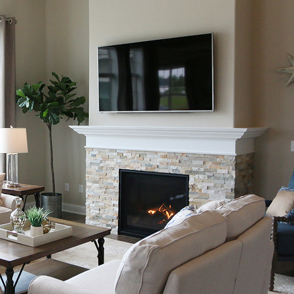 Taller Mantel with Side Returns