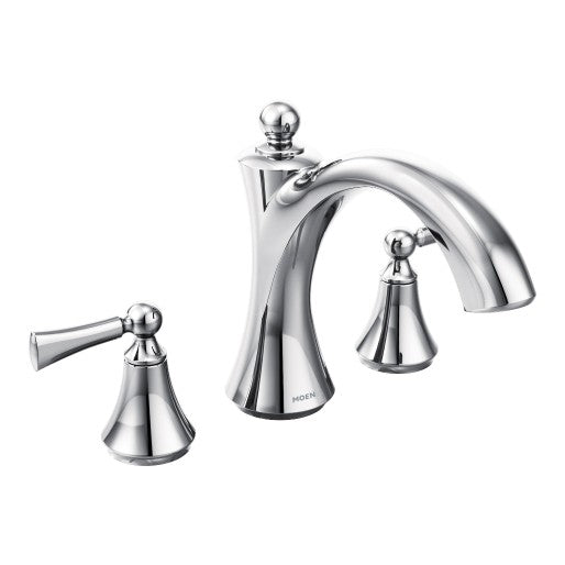 Wynford Two-Handle Non Diverter Roman Tub Faucet