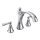 Wynford Two-Handle Non Diverter Roman Tub Faucet