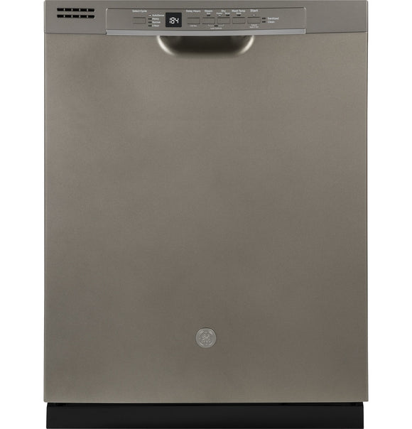 GE® Dishwasher with Front Controls - Slate