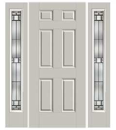 KRS101 Door with KRS107 Sidelights