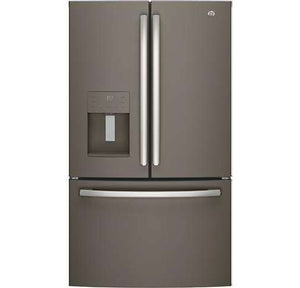 GE® ENERGY STAR® 25.6 Cu. Ft. French-Door Refrigerator - Slate