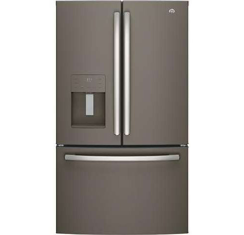 GE® ENERGY STAR® 25.6 Cu. Ft. French-Door Refrigerator - Slate