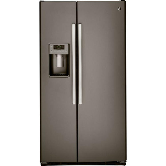 GE® 25.3 Cubic Ft. Side-By-Side Refrigerator - Slate